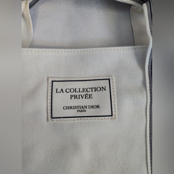 Christian Dior La Collection Privée Platinum Beauty Privé VIP Canvas Tote NIP - Picture 2 of 11